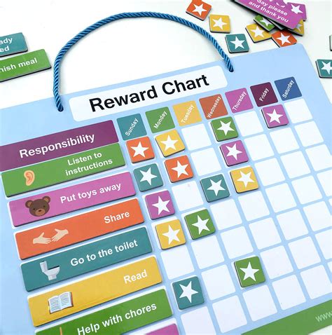 Buy Star Magnetic Reward Chart Parents Can Use This Responsibility