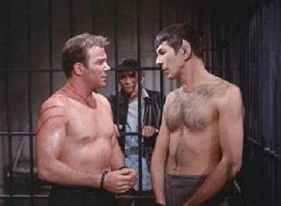 Kirk Spock Shirtless The Naked Time Is An Episode Of The Science Fiction Television Series