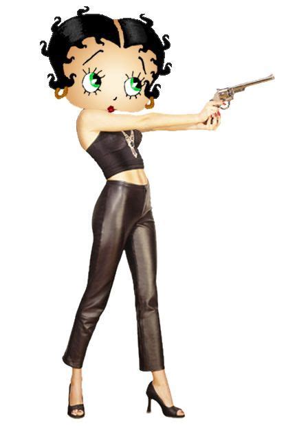Pin On Betty Boop With Guns