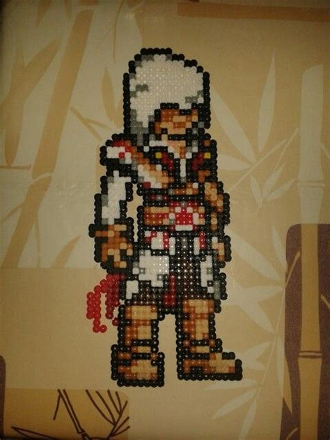 Ezio Assasin s Creed hama beads by Rubén Franco Perler beads Perler