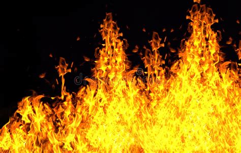 Wall Of Fire Stock Image Image Of Ignite Wildfire Shine 9833219