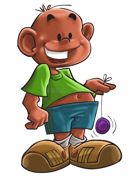 The Boy With The Yoyo Stock Illustration Illustration Of Conceptual