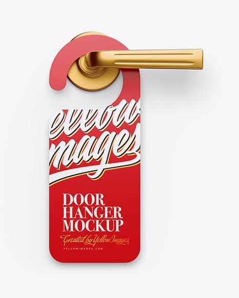 Door Hanger Mockups - Download our free mockups! Mockups Design is a site where you can find ...