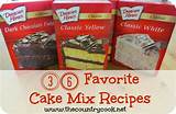 Images of Doctored Up Cake Mix Recipes