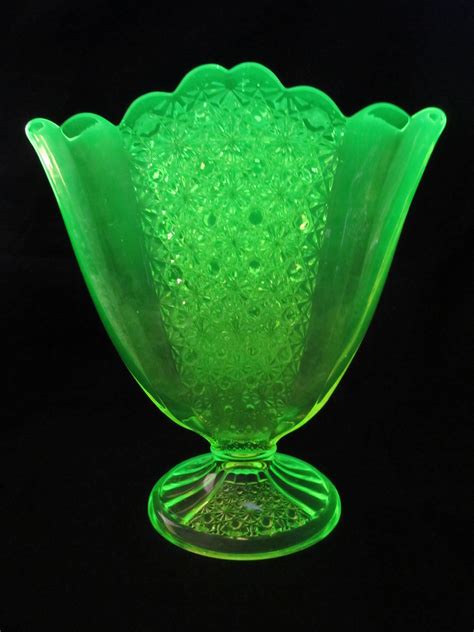 Vaseline Glass Crystal Glassware Fenton Glassware Vaseline Glass
