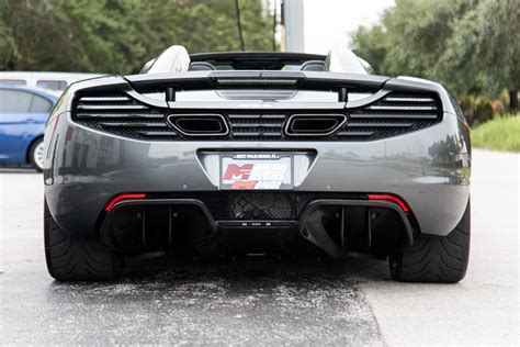 Mclaren and f1 driver jenson button announced last week that its 12c spider would debut today, and we've long speculated on the. Used 2013 McLaren MP4-12C Spider Base For Sale ($118,900 ...