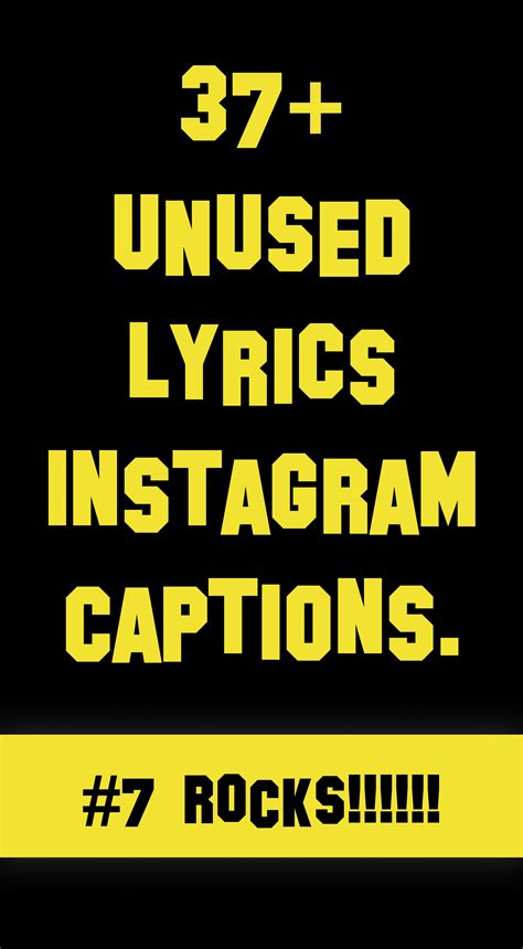 37 Unused Lyrics Instagram Captions Lyrics Captions Instagram