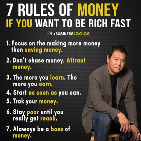 7 Rules Of Money Money Management Advice Investment Quotes