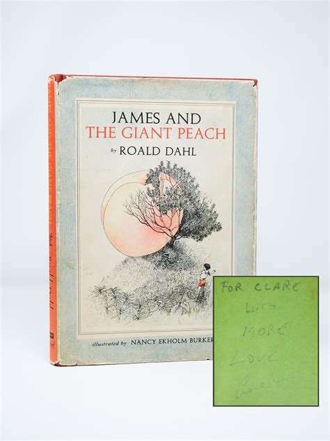 James And The Giant Peach By Roald Dahl Very Good Hardcover 1961 1st