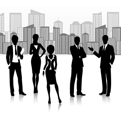 Silhouette Business Group 454251 Vector Art At Vecteezy