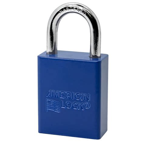 American Lock A1105 Anodized Aluminum Safety Padlock 1 12in 38mm W