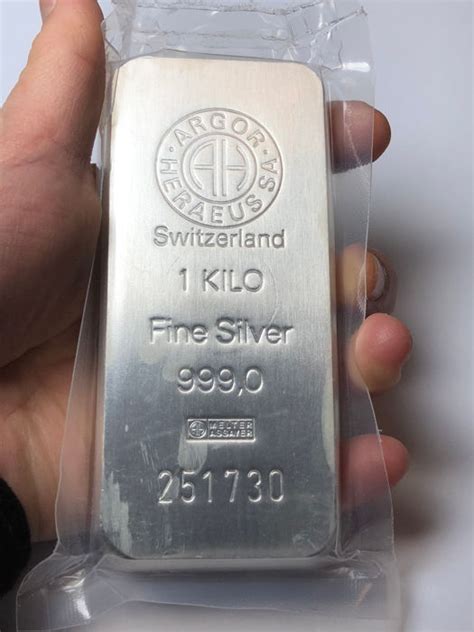 Argor Heraeus 1000 Grams 1 Kg 999 Silver Silver Catawiki