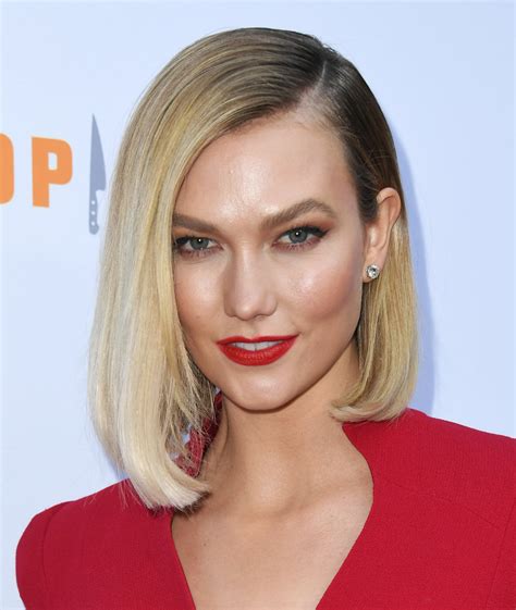 karlie kloss s bob haircut popsugar beauty