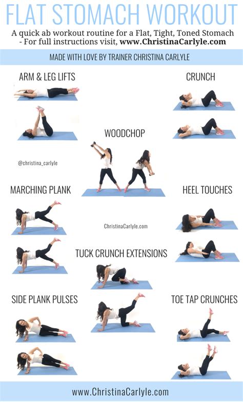 Flat Stomach Workout For Women That Want Flat Toned Abs
