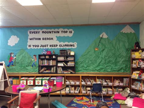 Mountain Theme Mural Classroom Decorations Pinterest Mountains