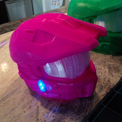 Halo 4 Full Size Helmet 3d Printed Halo Costume And Prop Maker