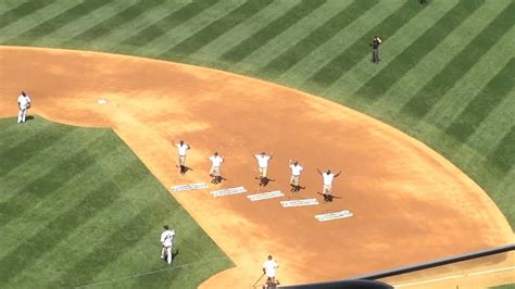 New York Yankees Grounds Crew Ymca Yankee Stadium Youtube
