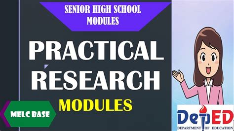 Practical Research Modules Melc Base Youtube