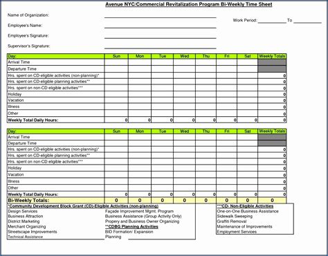 √ Free Printable Excel Timesheet Template Multiple Employees
