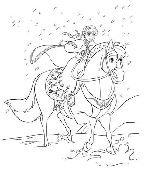 Disegni Della Principessa Anna Da Stampare Giochi Di Frozen