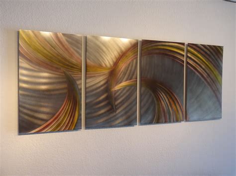 Special design decorative metal wall decor and art 2mm steel metal matte black powder paint dimensions: Tempest Bronze - Abstract Metal Wall Art Contemporary ...