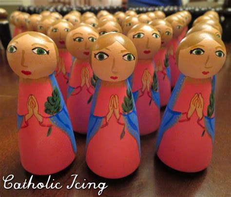 St Maria Goretti Catholic Saint Peg Doll Stmariagoretti