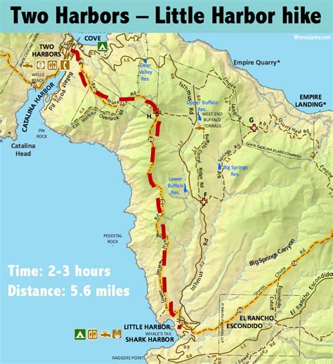 Catalina Island Hiking And Camping Guide Two Harbors To Little Harbor