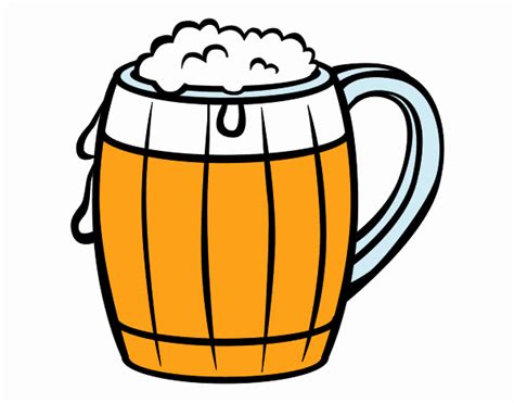 Dibujo De Una Cerveza Vector La Taza De Cerveza Del Dibujo De La Mano