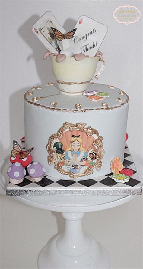 Alice In Wonderland Baby Shower Cake Decorated Cake By Cakesdecor