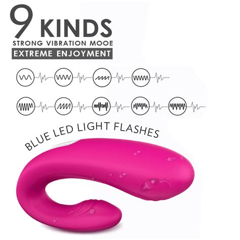 S Hande Pink Purple Silicone Rechareable Sex Toys Vibrators For Couple