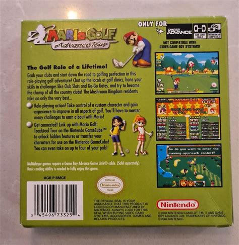 Mario Golf Advance Tour Nintendo Game Boy Advance Gba Boxed Us Ebay
