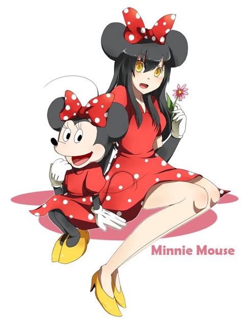 Minnie Mouse By Trudyfish On Deviantart Anime Vs Cartoon Mickey