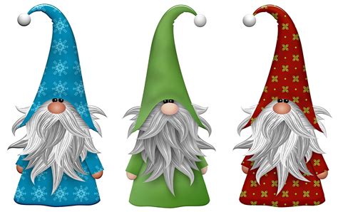 91 Adorable Gnome Illustrations Gnome Clip Art High Resolution Etsy