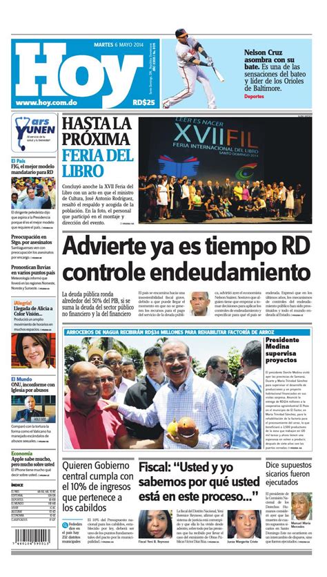 Periódico Hoy 6 De Mayo 2014 By Periodico Hoy Issuu