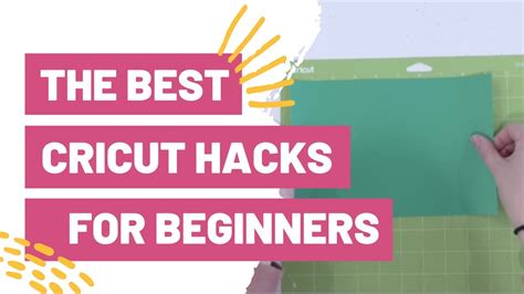 The Best Cricut Hacks For Beginners Youtube