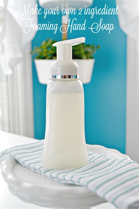 Diy 2 Ingredient Foaming Hand Soap Make Your Own Mom 4 Real