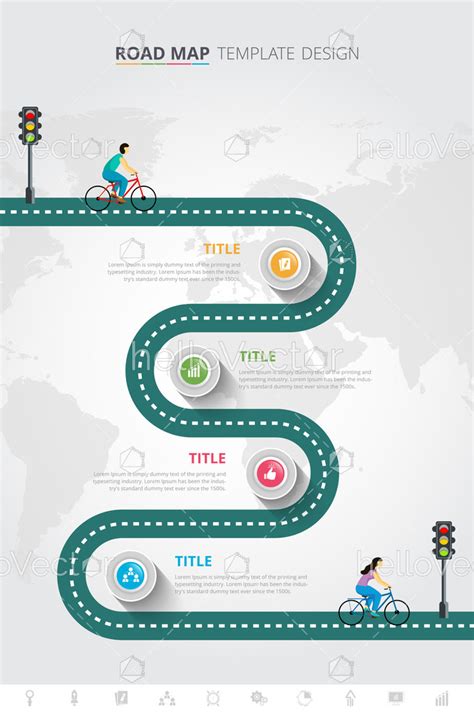 Roadmap Infographic Template Download Graphics And Vectors