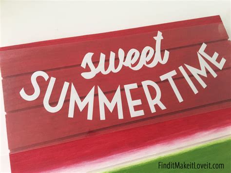 Sweet Summertime Watermelon Sign - Find it, Make it, Love it | Summertime, Neon signs, Painting ...