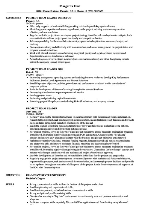 Is this your first shot at a leadership role? Team Leader Resume Sample - Mryn Ism