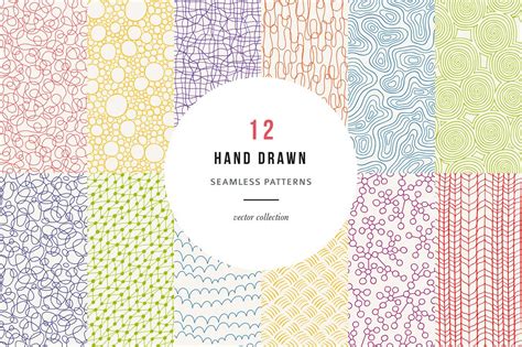 Seamless Hand Drawn Patterns ~ Patterns ~ Creative Market