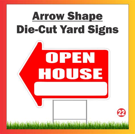 Custom Oval Shape Yard Signs