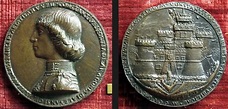 Portrait medal of Costanzo Sforza by ENZOLA, Gianfrancesco di Luca