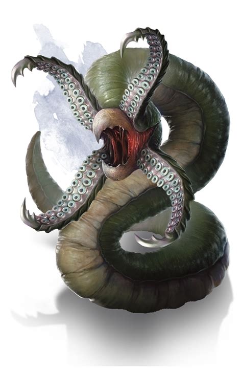 The Grick Is A Snake Like Creature That Scavanges The Caves And Caverns