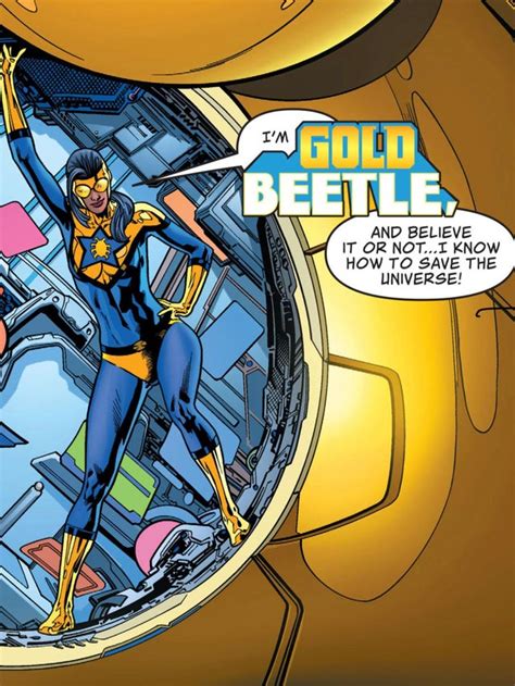 Gold Beetle A Hero Who Combines The Blue Beetle And Booster Gold