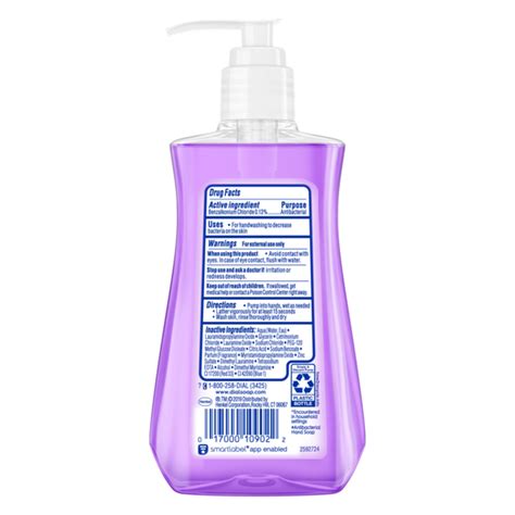 Dial Antibacterial Liquid Hand Soap Lavender And Jasmine 75 Fl Oz