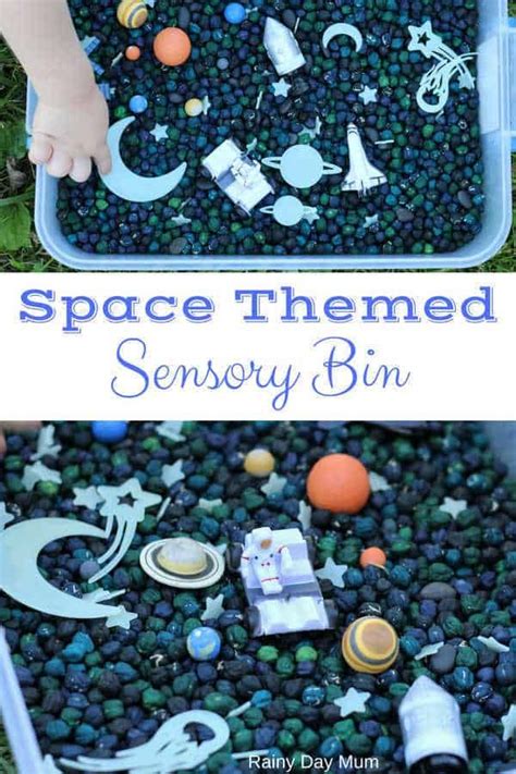 8 simple diy activities to strengthen visual check out these easy visual spatial intelligence activities for preschoolers and toddlers. Space Themed Sensory Bin | Toddler sensory bins, Sensory ...