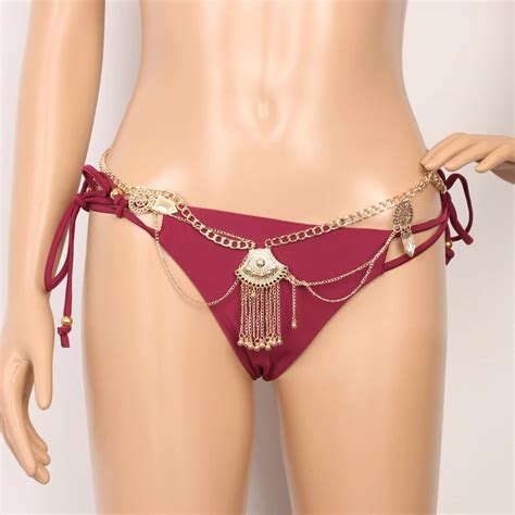 1 Pc Boho Women Coins Sexy Waist Chain Bohemian Body Jewelry Tassel Belt In Body Jewelry From