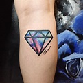 75+ Best Diamond Tattoo Designs & Meanings - Treasure for You (2018)