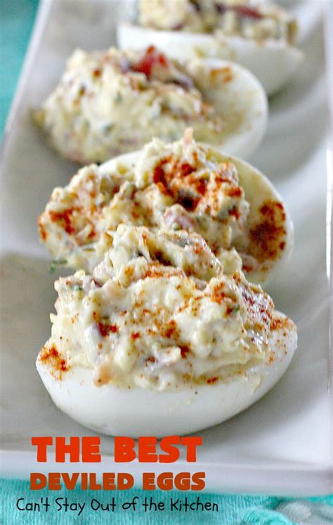 The egg gets a generous dose of. The BEST Deviled Eggs - Can't Stay Out of the Kitchen
