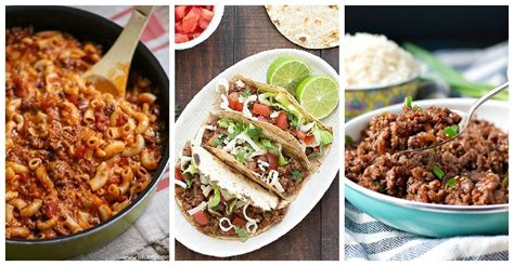 10 Stylish Quick Dinner Ideas With Ground Beef 2021